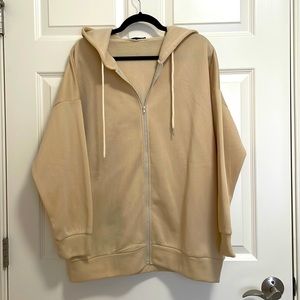 SHEIN Zip Up Hoodie Oversized